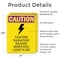 Signmission Radiation & Laser Sign, 10 in H x 7 in W, Vinyl Decal, Rectangle OS-2PACK-CR-D-710-V-10262 - alternate 2